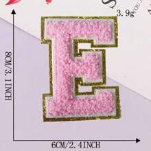 8CM Patch Letters For Clothes Alphabet Sticky Letter Clothing Bags Jacket Iron On Letter Emblems Chenille Patches For DIY MC006 - Multicolor - View 23