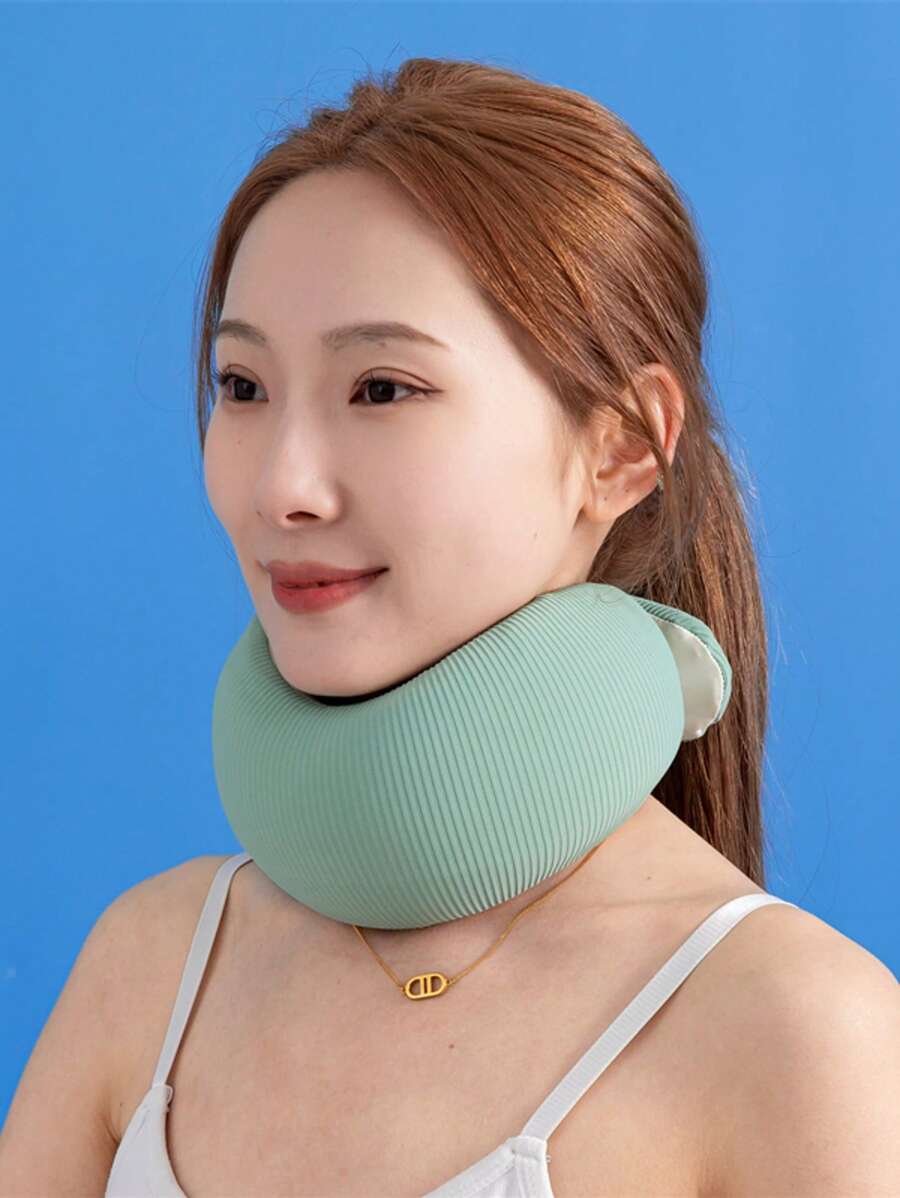 1pc Memory Foam Travel U-Shape Pillow