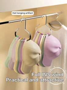1pc Hat Rack & Belt Organizer, Wardrobe Accessory Storage Organizer Suitable For Belts, Ties, Scarves, Suspenders, Hats, Bras, Shoes, Handbags, Formal Pants, Jeans, Boots, Skirts