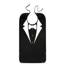 1 Adult Bib Design, Waterproof And Oil-Proof Cleaning Apron, Used For Dining And Eating, Protecting The Elderly's Clothes When Eating, Unisex