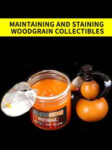 Unscented Beeswax Furniture Polish-Maintaining And Staining Woodgrain Collectibles