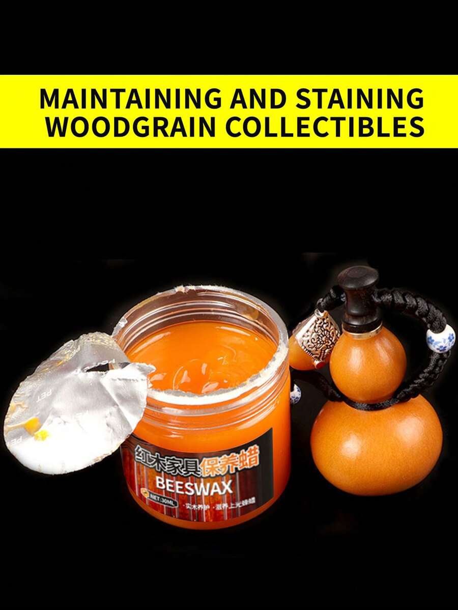 Unscented Beeswax Furniture Polish-Maintaining And Staining Woodgrain Collectibles