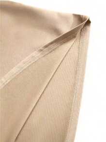 Traje deportivo informal de hombre (camiseta de manga corta + pantalones cortos) - Caqui - Ver 5