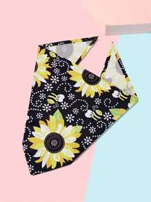 Bee Print Pet Bandana - Multicolor - View 8