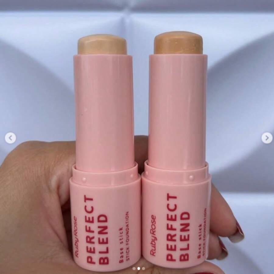BASE STICK PERFECT BLEND LINHA ROSA RUBY ROSE Festa Junina - FS10 - Visão 1