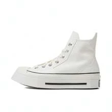 Converse 2025 Unisex Chuck 70S SEASONAL Canvas/Vulcanized Shoes, High-Top A06436C - White - View 1