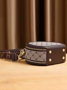 3 件套柔软仿皮手提包和钱包组合 - 女士时尚包包套装 - 休闲百搭拉链手提包，边缘涂漆， - 咖啡 - 查看 5