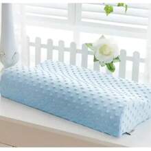 Almohadas de espuma viscoelástica, almohada de fibra de bambú, rebote lento, cuidado de la salud, almohadas ortopédicas cervicales relajantes, soporte para alivio de cuello - Caqui - Ver 10