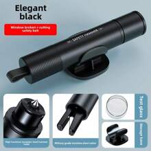Portable Emergency Glass Hammer, Multifunctional Tungsten Steel Car Window Breaker