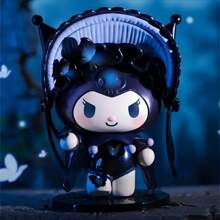 Sanrio Colección de Halloween de Sanrio Kuromi y Cinnamoroll - Figuras de PVC hechas a mano, tema de brujería, ideal para Halloween, cumpleaños, Navidad - Decoración de colección para mesa y coche para fans