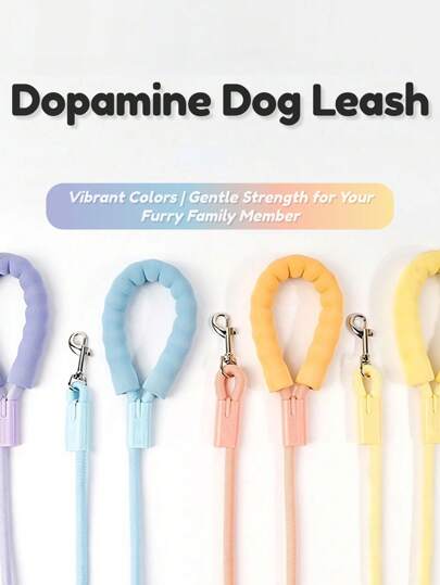 BANOOHAWK Dopamine Colored Nylon Leash Rope, Explosion Proof Dog Walking Leash Rope For Outdoor