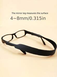 1pc Eyeglasses Strap, Waterproof Eyeglasses Cord, Sunglasses Chain, Eyeglasses Holder Lanyard For Swimming, Skiing, Sports
