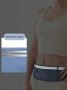 2025 New Outdoor Travel Belt - Invisible Passport Wallet-Night Reflective Strips, Running Waist Bag, Secure Cash Holder, Invisible Wallet, Anti-Theft Waist Bag For Outdoor Activities, Concealed Travel Running Belt
