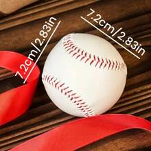 Custom 1/2/3pcs Personalized Name Baseball, PU Material, Size 9 Soft Training Ball, Special Gift For Boyfriend, Husband, Son, Dad, Groom, Birthday, Wedding, Christmas Or Groomsmen Graduation