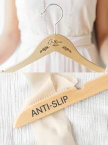 1pc Custom Wedding Hanger, Personalized Bride And Mr & Mrs Hanger, Engraved Stainless Dress Hanger For Bridesmaids, Bridal Shower Wedding Gift - Multicolor - View 12