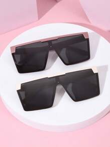 2pcs Rivets Children Glasses, Suitable For Street Style, Daily Wear, And Travel - Multicolor - View 10