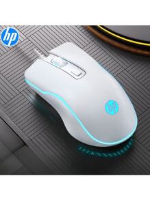 HP 惠普官方正品静音有线鼠标游戏USB笔记本电脑台式机械办公网吧电脑专用手感舒适