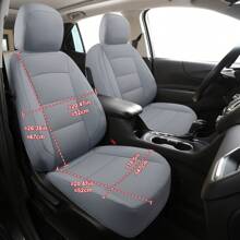 GXT Fit Chevy Equinox Seat Covers Premier, LS, LT, L, RS 2017 2018 2019 2020 2021 2022, Premium Water-Resistant Faux Leather Custom Fit Seat Covers Protector Cushion For Selected Equinox (Grey)(Applicable To Fuel Vehicles) - 5 Seats In Total (two Seats In the Front Row + Three Seats In the Back Row) - View 9