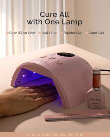 Melody Susie UV LED Nail Lamp, P-PLUS30F UV Nail Light For Gel Nails With 3 Timer Settings, Professional Nail Dryer For Salon & Home Use,Christmas Gifts - 粉色 - 查看 2