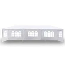 10*30" Five Sides Waterproof Tent With Spiral Tubes, Suitable For Outdoor Garden Household Wedding Party Parking Shed - trắng - Xem 2