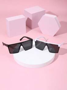 2pcs Rivets Children Glasses, Suitable For Street Style, Daily Wear, And Travel - Multicolor - View 7