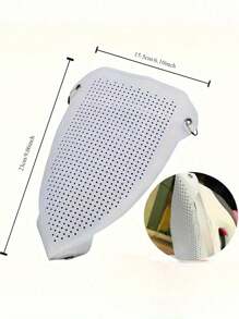 1pc Premium Iron Protector Cover, Ironing Shoe Cover, Ironing Accessories, Iron Soles Electric, Iron Assistant Tool For Iron Safe Slip On Most Standard Size Electric Iron Sole Quick Install Cover, Easy-Install Steam Iron Guard For All Fabric Types Home Travel Accessories, Iron Shoe Plate Ironing Plate Protector, Clothes Ironing Accessories, Household Universal Ironing Protection Cover, Anti-Burning And Anti-Scalding Steam Iron Boots