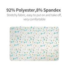 ALVABABY 1 szt. Miękkie i lekkie, przenośne prześcieradło do łóżeczka dla chłopców i dziewcząt, materac dla graczy