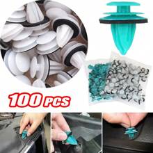 100PCS Car Door Panel Retainer Clips, Car Door Panel Clips, Door Clips For Car Door Panels- Fasteners With Soundproofing For Interior Trim & Bumper - one-size - View 9