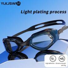 YLKJSWIM Unisex Swimming Goggles, Anti-Fog & Leak-Proof, Maximum Comfort Adjustable Dual Strap, Mirrored/Non-Mirrored Lens Swimming Goggles Pool Accessories, Beach Essentials, Beach Accessories, Pool Float