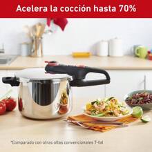 T-Fal Olla Express Secure Click 6L MX máxima seguridad con su Indicador de presencia de presión. Elaborado de acero inoxidable, 100% seguro para la salud, P2580705 - 1 - Ver 5