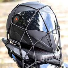 Red elástica para equipaje de 30 * 30 cm para casco de motocicleta - Negro - Ver 2