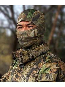 1/3 Pasamontañas pasamontañas de esquí WTACTFUL Máscara de caza Pasamontañas camuflaje Máscara de caza