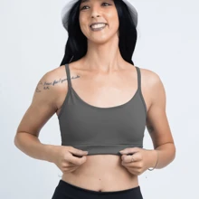 Moderna & Slim KIT 03 Fitness Strappy Top With Suplex Power Back Crossover - Back Xis Fitness Top - 1 黑色 1 白色 1 灰色 - 查看 2