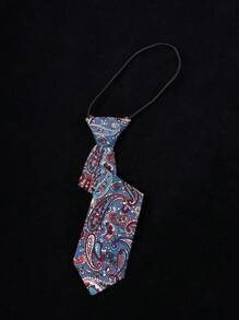 1 件男士复古图案领带，正式西装领带，适合婚礼商务专业工作