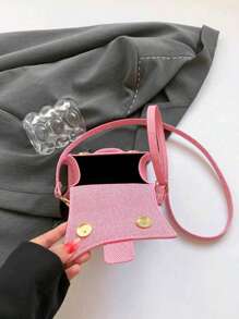 This Year's Popular Super Texture Bag Foreign Mini Small Square Bag, New Solid Color Versatile Handbag, Women's Bag