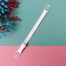1/3pcs Set Bra Strap Extender, Adjustable Metal Buckle, Solid Color Polyamide Elastic Non-Slip Shoulder Strap Clips, Black, White, Beige, Lingerie Accessories Summer Cooling,Beach,Travel