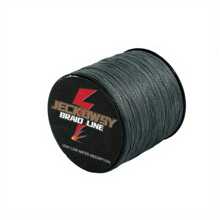 300m 4-Strands High Strength 6-100LB Fishing Line, Braided Line - Grey - View 8