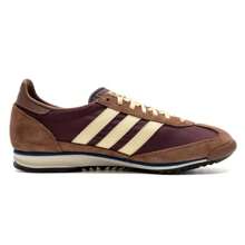 Adidas Originals Giày trượt ván SL 72 OG W Classic dành cho nam và nữ, Giày thể thao thường ngày cổ thấp, Giày du lịch cho cặp đôi/học sinh IE3425 - Nâu/vàng nhạt - Xem 2