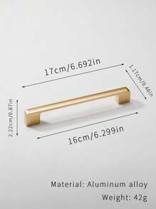 2 Peças Puxador de Liga de Alumínio para Armários, Gavetas, Móveis, Porta