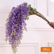 50 Gói Hoa Tử Đằng Treo Vòng Hoa Nhân Tạo Dây Leo Cho Tiệc Cưới Trang Trí Nhà Cửa (Màu Trắng) Quà Tặng Sinh Nhật Tốt Nghiệp - Nhiều màu - Xem 22