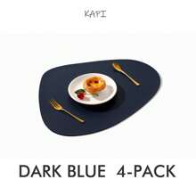 Witam Placemats Set Of 2/4/6 For Dining Table Mats, Faux Leather Place Mats Wipeable Washable Placemats For Round Table Mats For Dining Patio Heat Resist Easy To Clean Halloween Place Mats Indoor - Multicolor - View 20