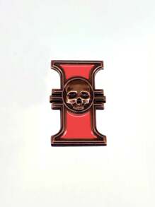 1pc Casual Zinc Alloy Skeleton Brooch, Scene Trinket Fashion Accessories, Gifts For Siblings, Fun Personalized Products, Enamel Metal Anime