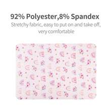 ALVABABY 1 szt. Miękkie i lekkie, przenośne prześcieradło do łóżeczka dla chłopców i dziewcząt, materac dla graczy