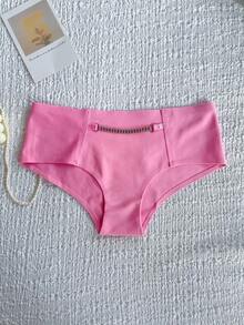 Braguita sin costuras con cadena de diamantes