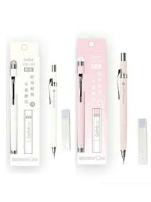 colnk 1pc Middle East Style Mechanical Pencil Set, Macaroon Colors, And Multi-Pack Sets - Pink - View 16