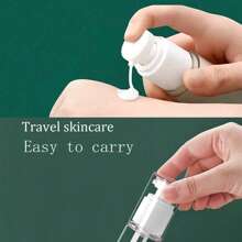 3pcs 15ml 30ml 50ml Clear Airless Pump Bottles | Refillable Travel Makeup Dispenser - Clear - View 6