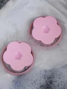 10 件可重复使用的洗衣擦洗球，神奇防缠结绒毛捕捉器，毛发和皮毛去除器，洗衣机和烘干机清洁球，非电动软洗工具，用于去除猫和狗毛发、皮毛和绒毛的洗球 - 彩色 - 查看 5