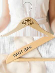 1pc Custom Wedding Hanger, Personalized Bride And Mr & Mrs Hanger, Engraved Stainless Dress Hanger For Bridesmaids, Bridal Shower Wedding Gift - Multicolor - View 40