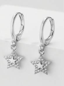 rakol 2 piezas de aretes de estrella casual y simple para mujeres, adecuados para citas y regalos