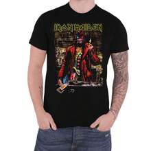 Iron Maiden Somewhere In Time Stranger Sepia T Shirt - Black - View 1